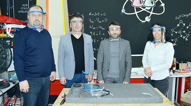 YÜZ SİPERLİKLİ MASKE ÜRETMEYE BAŞLADILAR