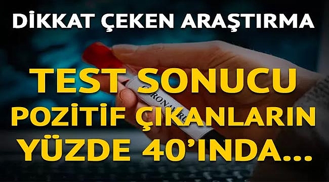 Yüzde 40'ında belirti bile yok