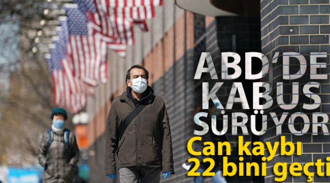 ABD’de korona nedeniyle can kaybı 22 bini geçti