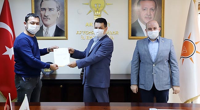 AK PARTİDE İLÇE BAŞKANLARI GÖREVİ DEVİR ALDI