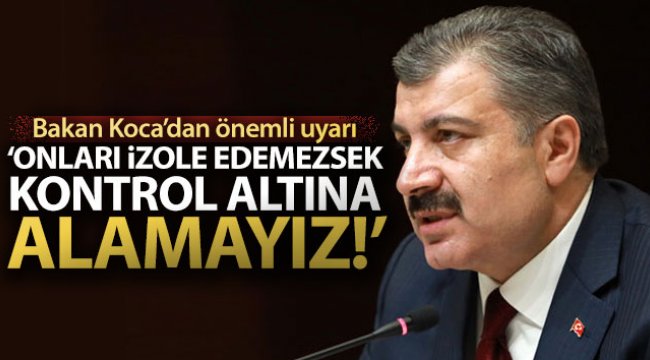 Bakan Koca il sağlık müdürleriyle görüştü