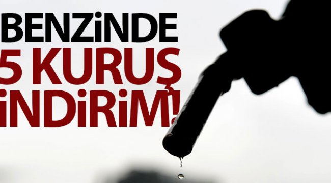 Benzine 5 kuruş indirim