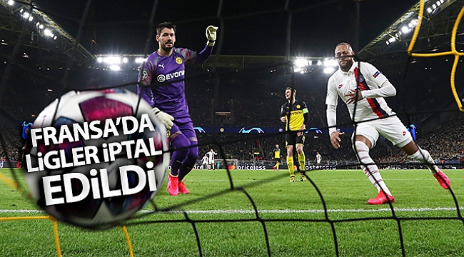 Fransa'da ligler iptal edildi