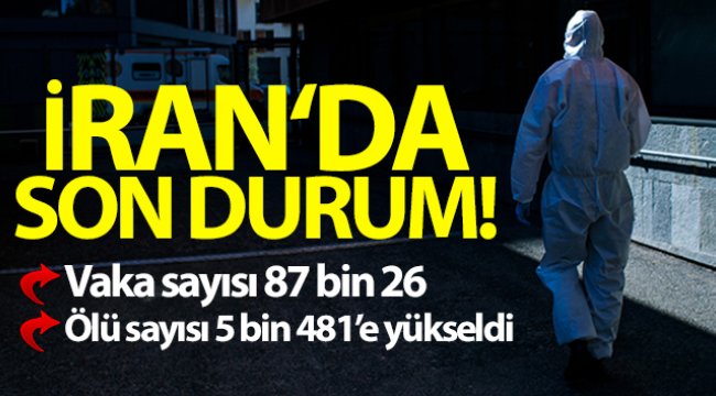 İran&#039;da 24 saatte korona virüsten 90 ölüm daha
