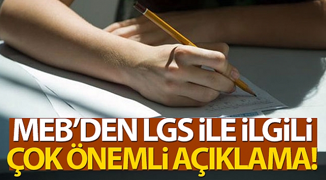 LGS kılavuzu yayımlandı