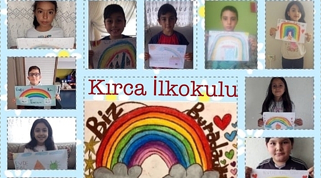 ÖĞRENCİLER 23 NİSAN'I EVLERİNDE KUTLUYOR