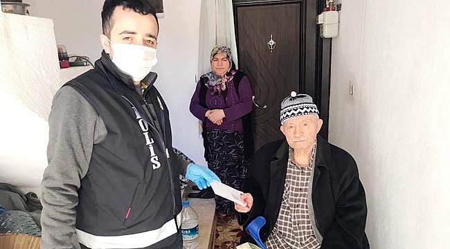 SOSYAL DESTEK ÖDEMELERİ EVLERE TESLİM EDİLİYOR