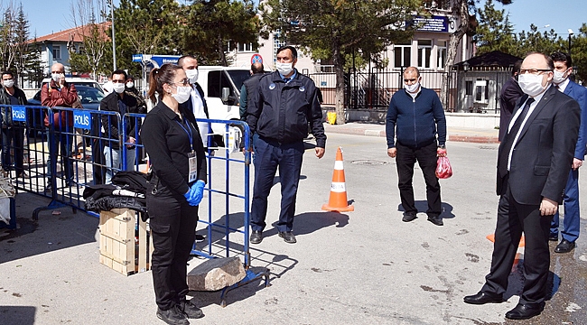VALİ TUTULMAZ TEDBİRLERİ YERİNDE İNCELEDİ