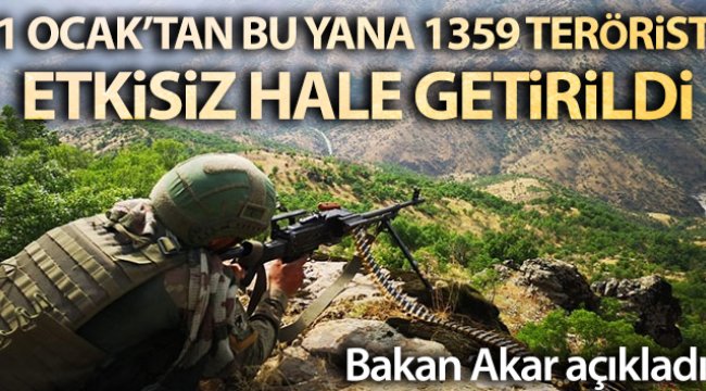 Bakan Akar'dan ‘Terörle Mücadele’ vurgusu