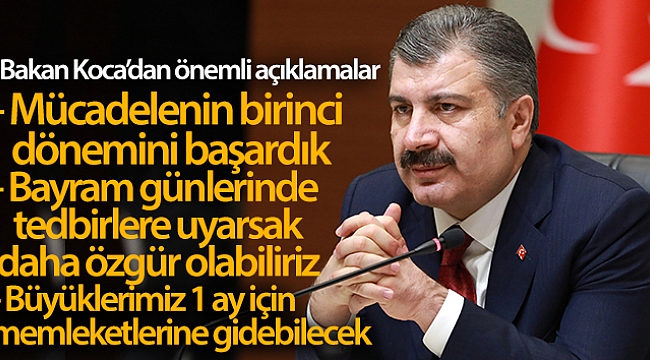 BAYRAMDAN SONRA DAHA ÖZGÜR OLACAĞIZ