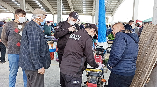 MASKE DENETİMLERİ SÜRÜYOR