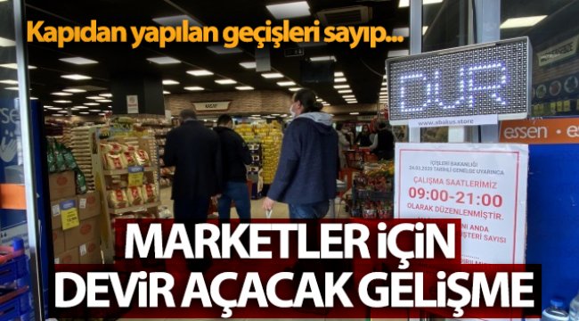 Salgın sürecinde marketler için yeni bir devir açacak cihaz ürettiler
