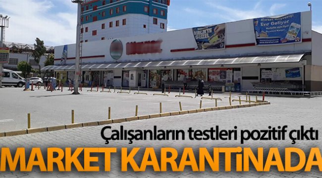 Siirt'te çalışanların bir bölümünün koronavirüs testi pozitif çıkan market kapatıldı