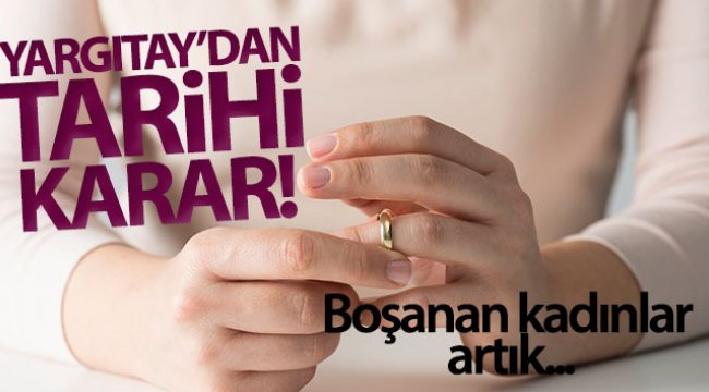Yargıtay'dan tarihi karar