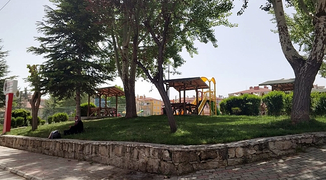 YOĞUN SICAKTAN SOKAKLAR BOŞ KALDI
