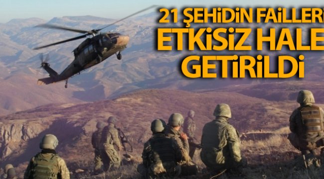 Elazığ'da etkisiz hale getirilen 16'sı sivil 21 şehidin faili ikinci terörist de turuncu kategoride çıktı
