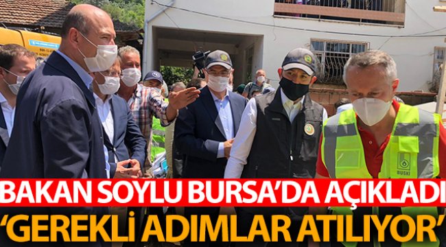 İçişleri Bakanı Süleyman Soylu: “Yaraların sarılması için gerekli adımlar atılıyor”