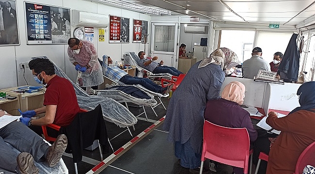 KAN BAĞIŞI KAMPANYASINA YOĞUN İLGİ
