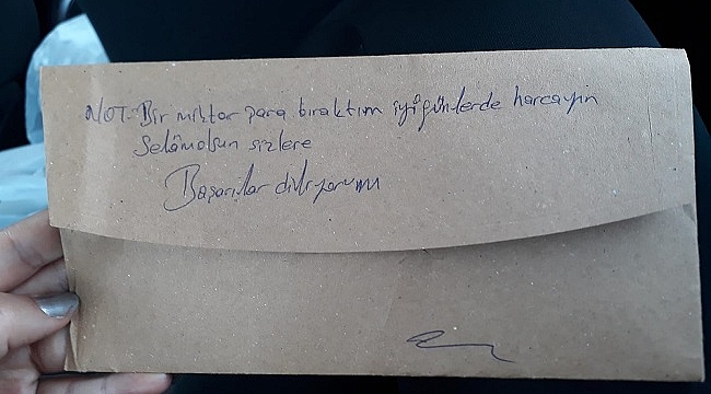 KARANTİNADA KALDIĞI YURDA PARA BIRAKTI