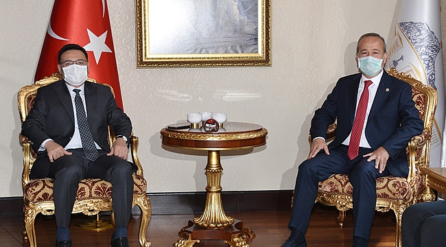 MİLLETVEKİLİ TAYTAK'TAN VALİ ÇİÇEK'E ZİYARET