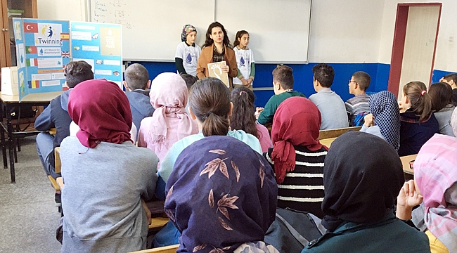 ORTAOKULU ÖĞRENCİLERİ "SU ELÇİSİ" OLDULAR