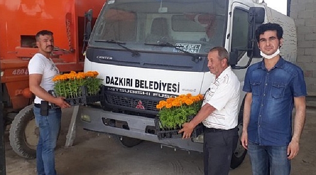 TEKNOLOJİK SERALARDA ÜRETİLEN ÇİÇEKLER ÇEVRE İLÇELERİ SÜSLÜYOR