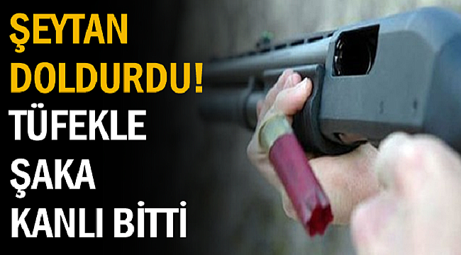 TÜFEKLE ŞAKA YAPMAK İSTERKEN AĞABEYİNİ ÖLDÜRDÜ