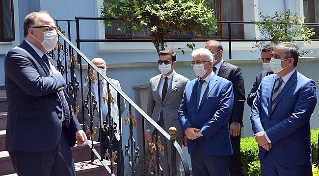 VALİ TUTULMAZ UĞURLANDI