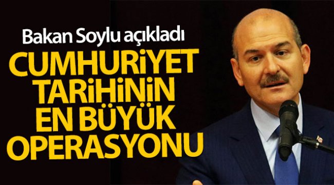 Zehir tacirlerine Cumhuriyet tarihinin en büyük operasyonu