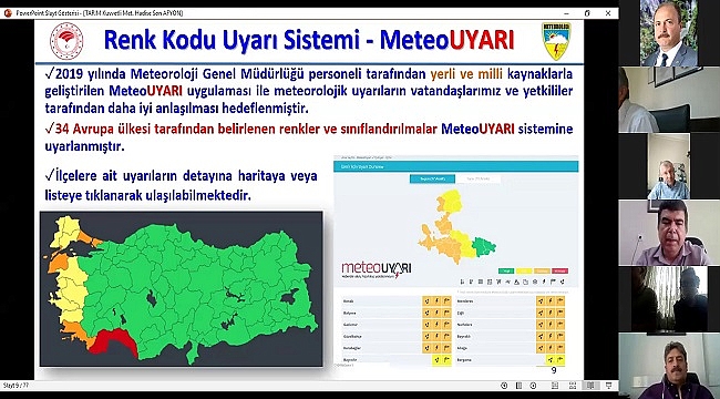 ZİRAİ METEOROLOJİ EĞİTİMLERİ TAMAMLANDI