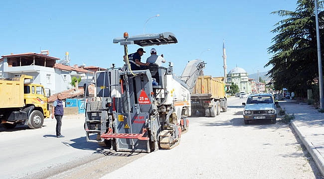 ASFALT ÇALIŞMALARI İÇİN YOLLAR HAZIRLANIYOR