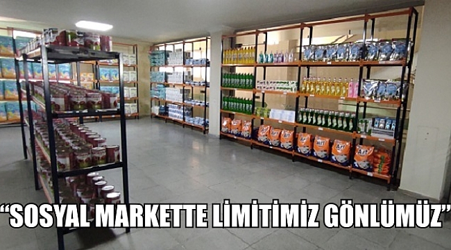 BAŞKAN KOYUNCU, “SOSYAL MARKETTE LİMİTİMİZ GÖNLÜMÜZ”