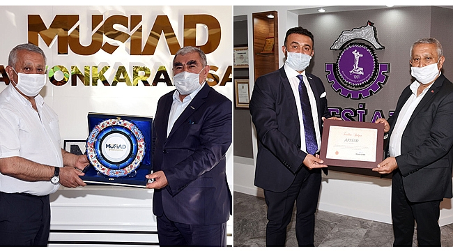 BAŞKAN ZEYBEK’TEN, AFSİAD VE MÜSİAD'A TEŞEKKÜR ZİYARET