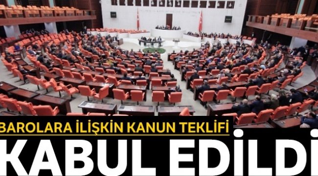 Çoklu Baro teklifi Adalet Komisyonu’nda geçti