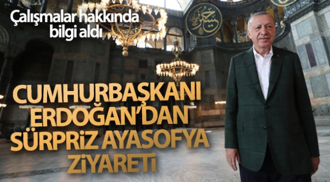 Cumhurbaşkanı Erdoğan, Taksim Camii ve AKM’de incelemelerde bulundu