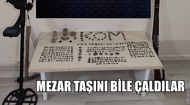 MEZAR TAŞINI BİLE ÇALDILAR