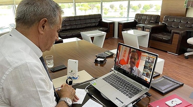 OSB’LERİN SORUNLARI VİDEO KONFERANS TOPLANTISI İLE KONUŞULDU