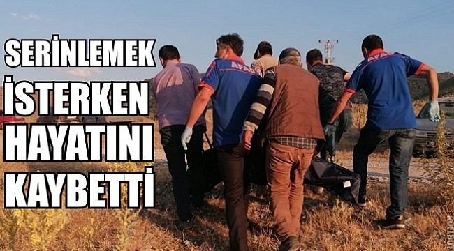 SERİNLEMEK İSTERKEN CANINDAN OLDU