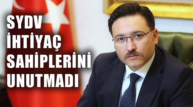 SYDV İHTİYAÇ SAHİPLERİNİ UNUTMADI
