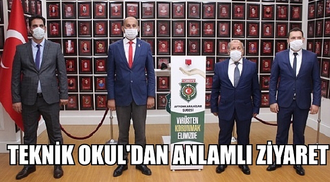 TEKNİK OKUL'DAN ANLAMLI ZİYARET