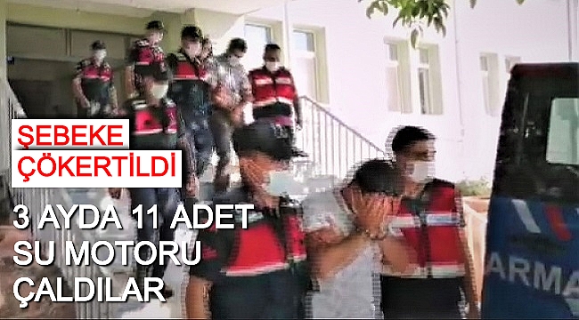 3 AYDA 11 SU MOTORU ÇALDILAR