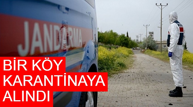 Afyonkarahisar’da bir köy karantinaya alındı