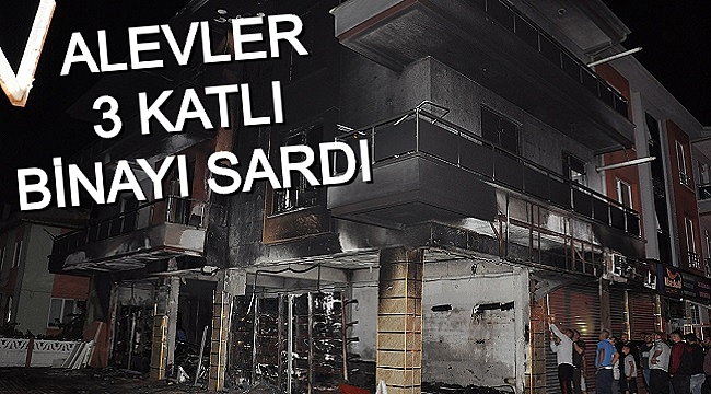 ALEVLER 3 KATLI BİNAYI SARDI
