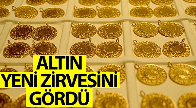 Altın yeni zirvesini gördü
