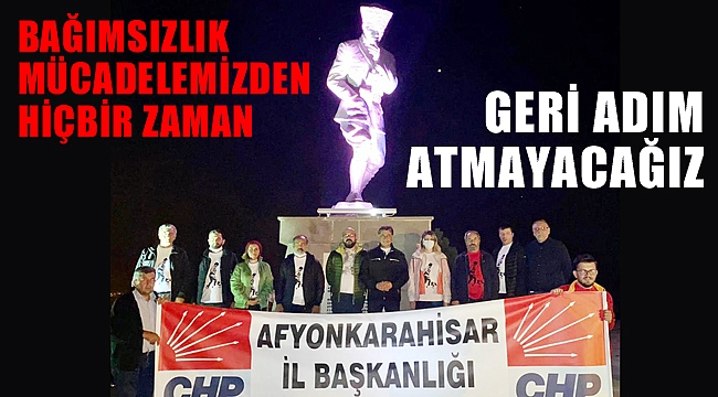 “BAĞIMSIZLIK MÜCADELEMİZDEN HİÇBİR ZAMAN GERİ ADIM ATMAYACAĞIZ”