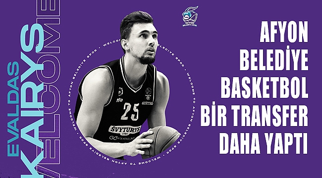BELEDİYE BASKETBOL’DAN BİR TRANSFER DAHA