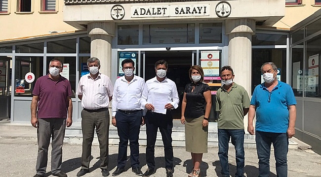 CHP İL BAŞKANLIĞI SUÇ DUYURUSUNDA BULUNDU