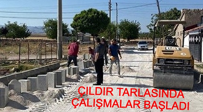 ÇILDIR TARLASINDA ÇALIŞMALAR BAŞLADI