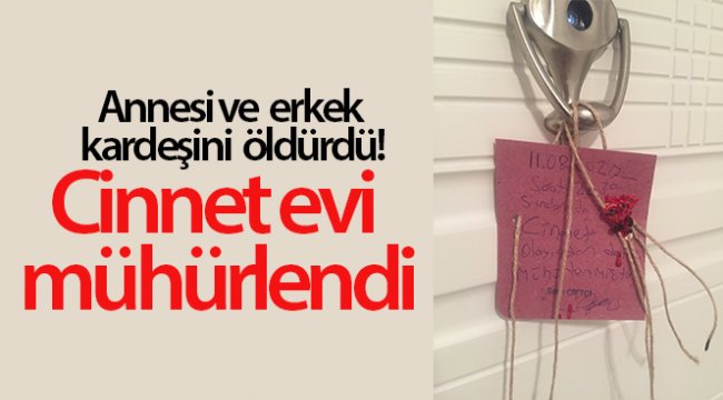 Cinnet evi mühürlendi! Anne ve kardeşini 20 milyonluk miras tartışmasında öldürmüş