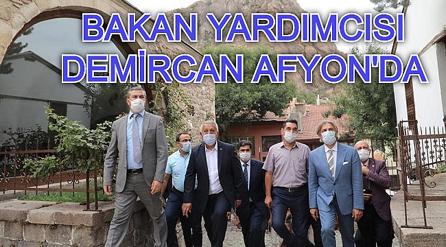 Demircan ‘millet kıraathanesi'nin yapılacağı bölgede incelemelerde bulundu